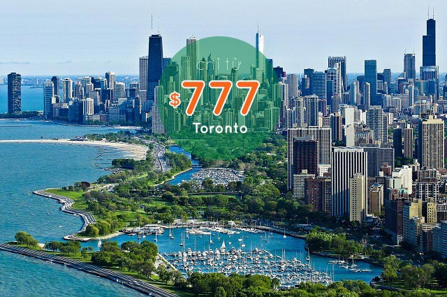 Vé máy bay đi Toronto “Canada” một chiều - khứ hồi giá rẻ