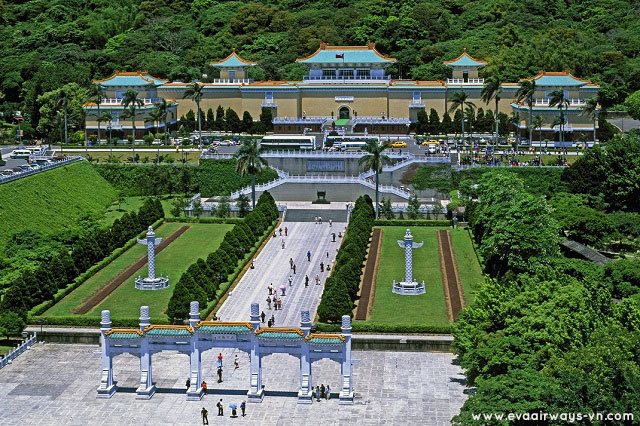 Cố cung là điểm tham quan hút khách nhất ở Đài Loan