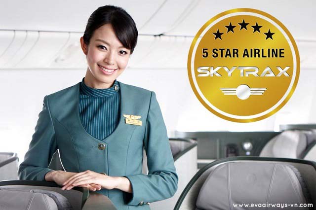 Đẳng cấp bay 5 sao EVA Air