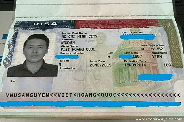 Visa nhập cảnh Mỹ