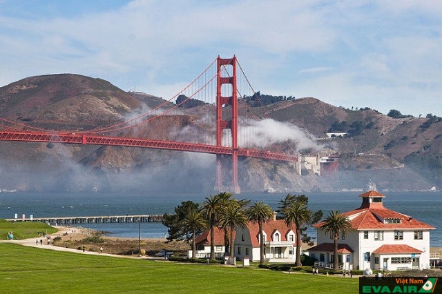 Công viên trong khu bảo tồn quân sự Presidio là khu vực dã ngoại xinh đẹp bậc nhất San Francisco