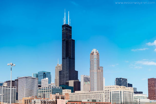 Tháp Willis – biểu tượng của Chicago, nơi thu hút mọi du khách